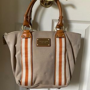 Michael Kors summer canvas purse